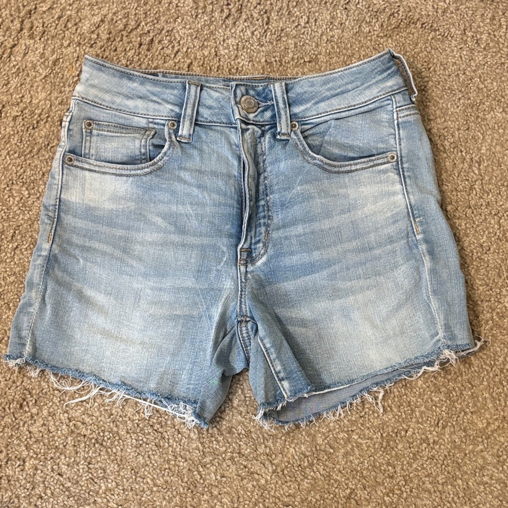 American Eagle Outfitters Light Blue Jean Shorts